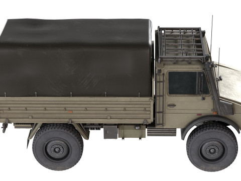 Mercedes Benz Unimog U3000 Truck 3D 모델