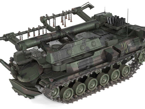 Minenräumpanzer Keiler 地雷除去タンク 3Dモデル