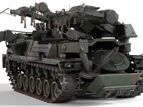 Minenraumpanzer Keiler Mine Clearing Tank 3Dモデル