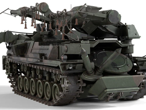 Minenraumpanzer Keiler Mine Clearing Tank 3D Model