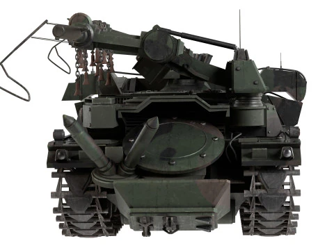 Minenraumpanzer Keiler Mine Clearing Tank 3D Model