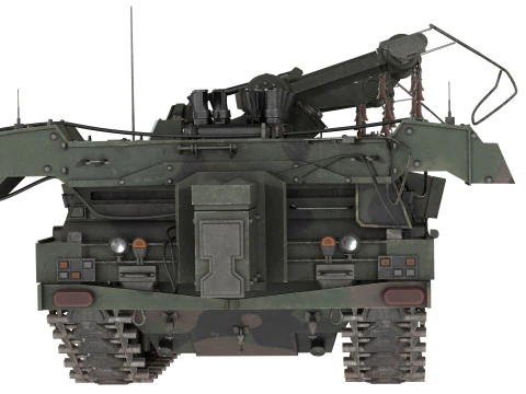 Minenraumpanzer Keiler Mine Clearing Tank 3D Model