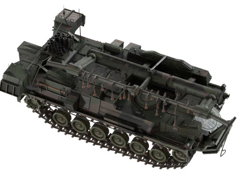 Minenraumpanzer Keiler Mine Clearing Tank 3D Model