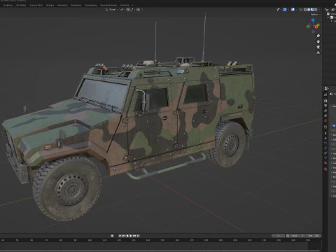 Mowag Eagle IV Infantry Mobility Vehicle 3D Model