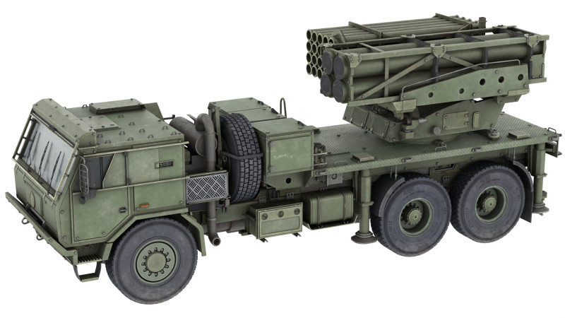 PULS Multiple Rocket Launcher Modello 3D .c4d .max .obj .3ds .fbx .stl .blend