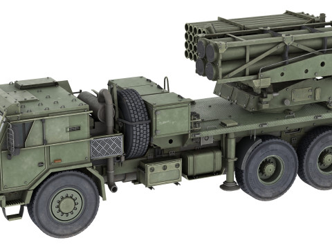 PULS Multiple Rocket Launcher 3D Model