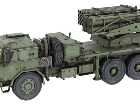 PULS 다중 로켓 발사기 3D 모델