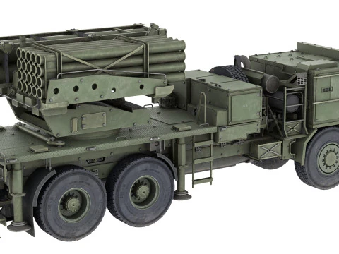PULS Multiple Rocket Launcher 3D Model