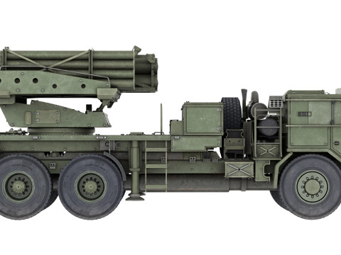 PULS Multiple Rocket Launcher Modello 3D