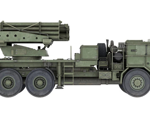 PULS Multiple Rocket Launcher 3D Model