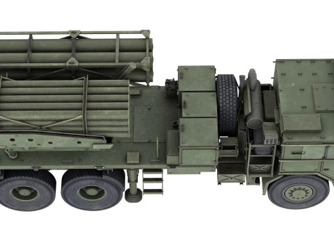PULS Multiple Rocket Launcher 3D Model