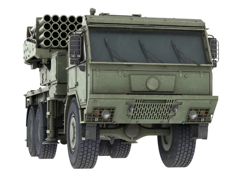 PULS Multiple Rocket Launcher 3D Model