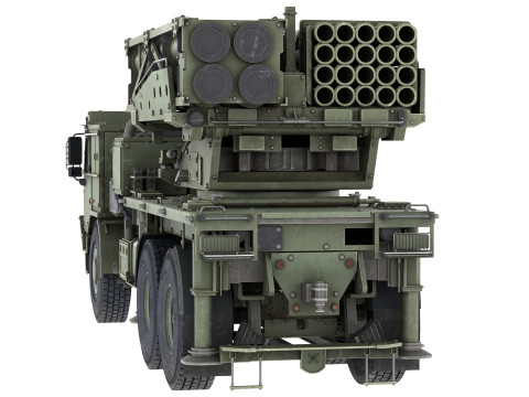 PULS Multiple Rocket Launcher Modello 3D