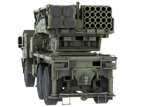 PULS Multiple Rocket Launcher 3D Model