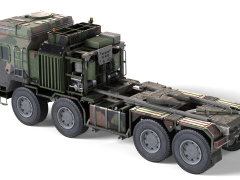 Rheinmetall HX81 Military Truck Model 3D