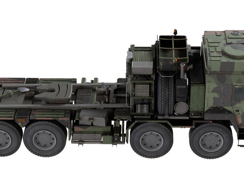 Rheinmetall HX81 Military Truck Model 3D