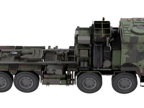 Rheinmetall HX81 Military Truck 3D Model