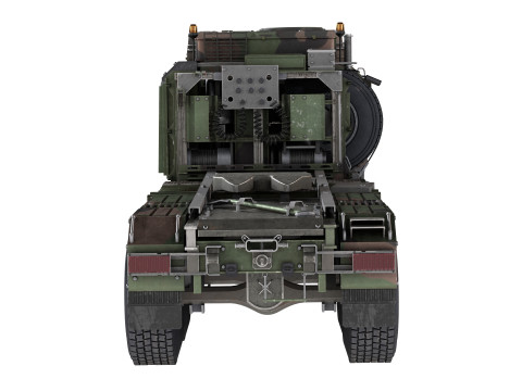 Rheinmetall HX81 Military Truck Model 3D