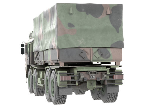 Rheinmetall MAN Military Truck UTF WLS Model 3D