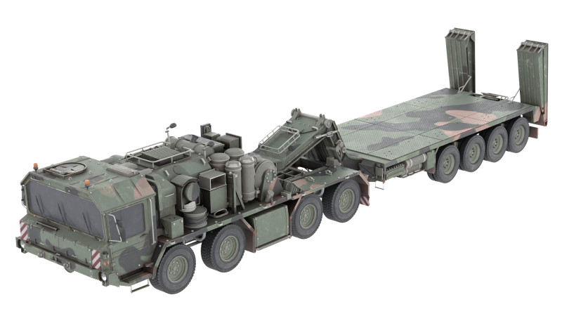 SLT 50 Elefant Tank Transporter Modelo 3D .c4d .max .obj .3ds .fbx .stl .blend 