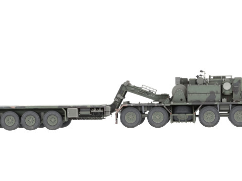 SLT 50 Elefant Tank Transporter Modelo 3D