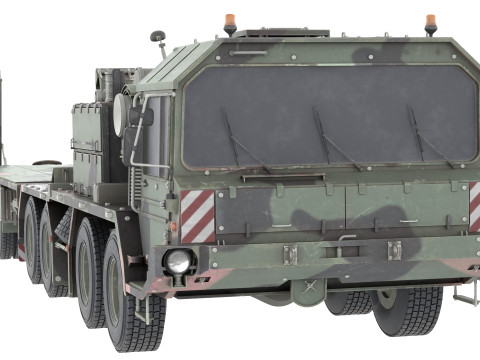 SLT 50 Elefant Tank Transporter Modelo 3D