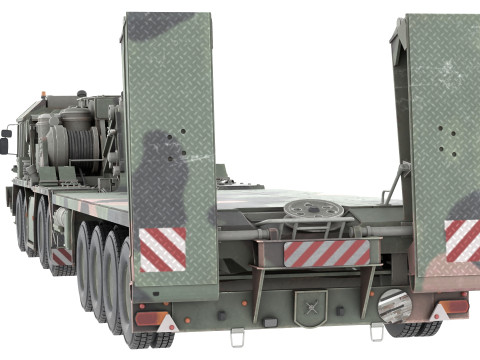 SLT 50 Elefant Tank Transporter Modelo 3D