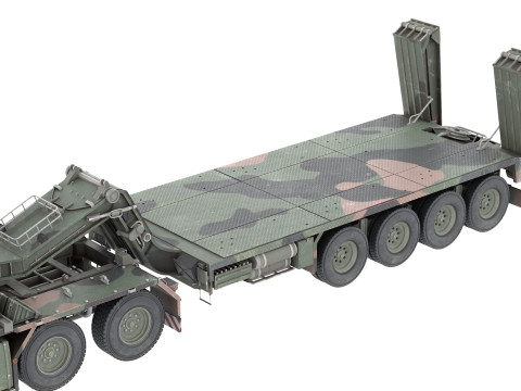 SLT 50 Elefant Tank Transporter Modelo 3D