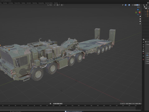 SLT 50 Elefant Tank Transporter Modelo 3D
