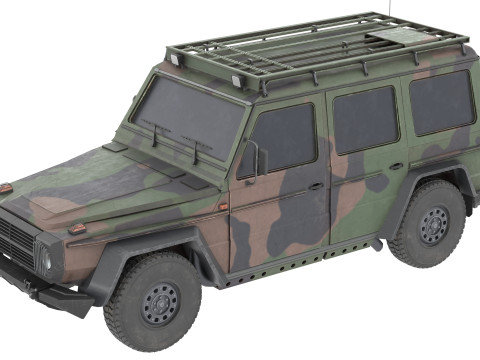 Wolf SSA Armored Vehicle Modello 3D