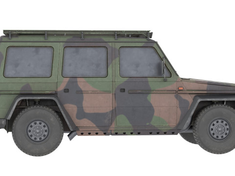 Wolf SSA Armored Vehicle 3D Model