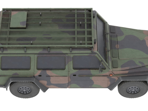 Wolf SSA Armored Vehicle 3D Model