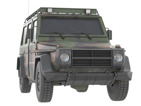 Wolf SSA Armored Vehicle 3D Model