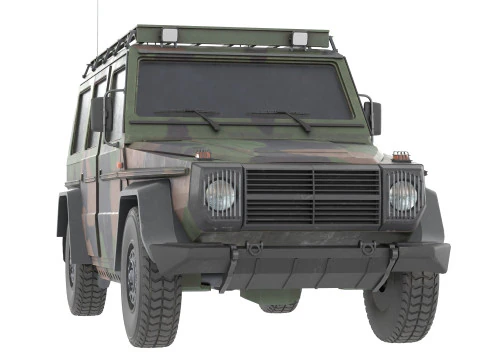 Wolf SSA Armored Vehicle 3D Model
