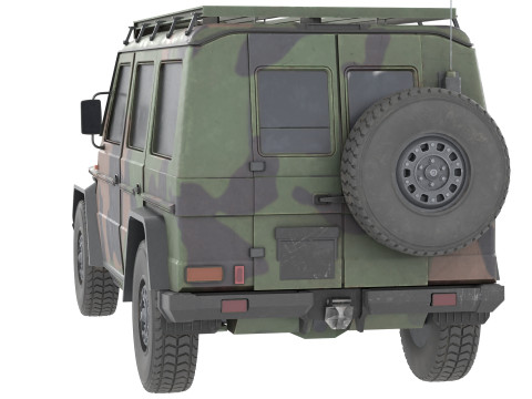 Wolf SSA Armored Vehicle 3D Model