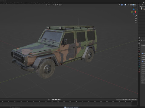 Wolf SSA Armored Vehicle 3D Model