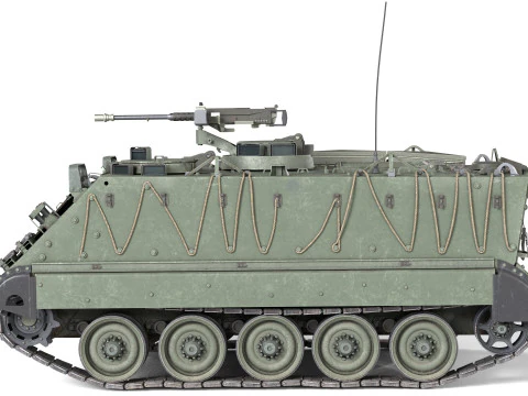 APC M113A3 Tank 3D Model
