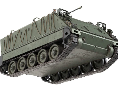 APC M113A3 Tank 3D Model