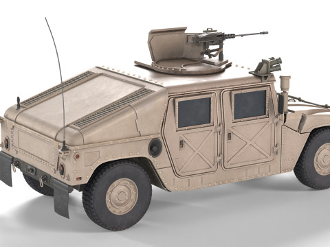 Hummer H1 HMMWV Tank Modelo 3D