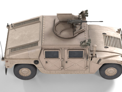 Hummer H1 HMMWV Tank Modelo 3D