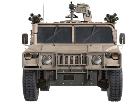 Hummer H1 HMMWV Tank Modelo 3D