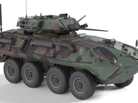 Light Armored Vehicle LAV25 tank 3D Model