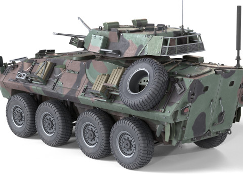 Light Armored Vehicle LAV25 tank 3D Модель