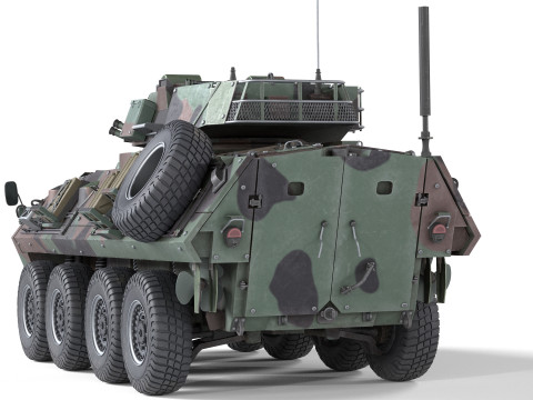 Light Armored Vehicle LAV25 tank 3D Модель
