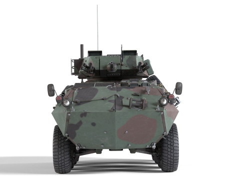 Light Armored Vehicle LAV25 tank 3D Модель