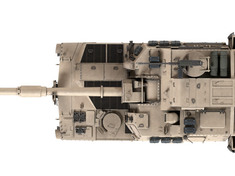 M109A6 Paladin tank 3D-Modell