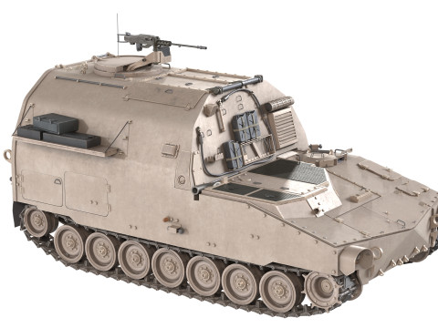 M992 Field tank Model 3D