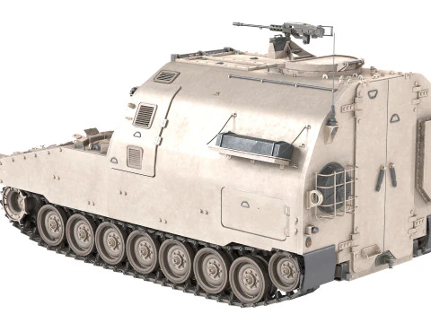 M992 Field tank 3D Model