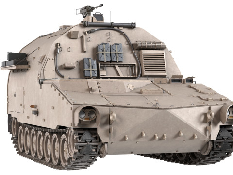 M992 Field tank 3D Model