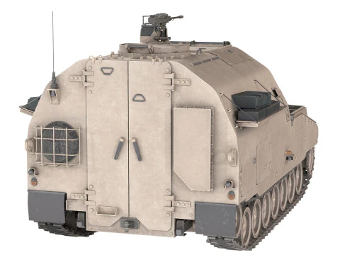 M992 Field tank 3D Model
